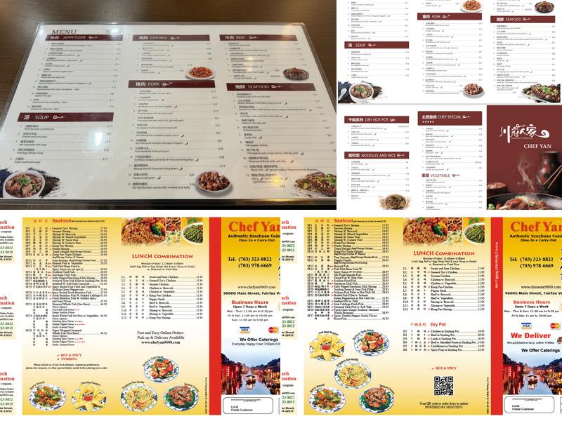 Chef Yan Menu