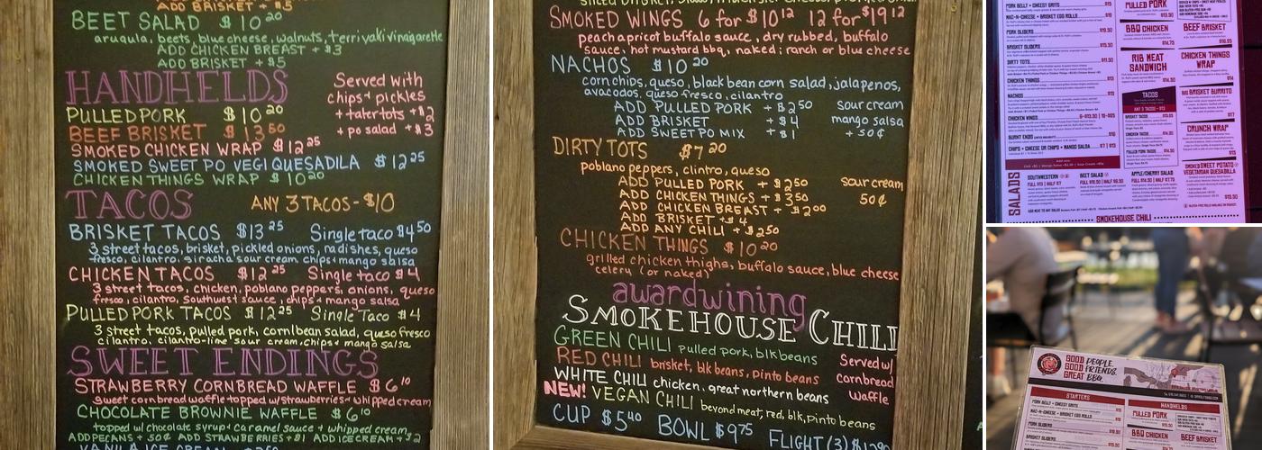 Dr. Rolf's Barbeque Menu