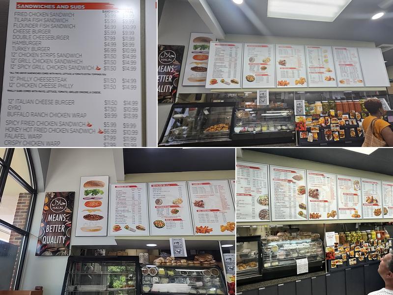 US Fried Chicken Menu