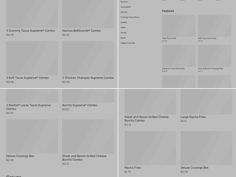 Taco Bell Menu