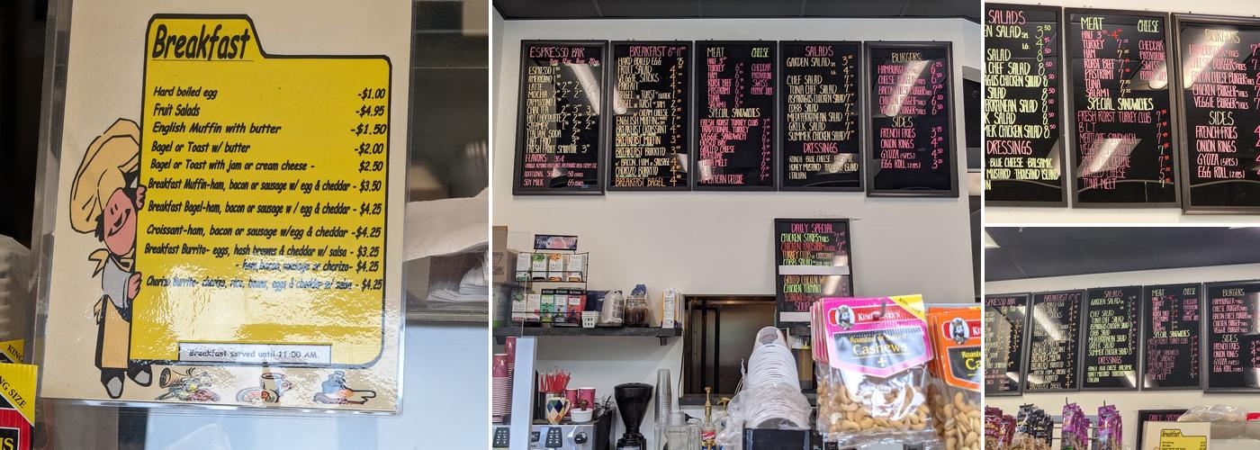 Cafe 700 Menu