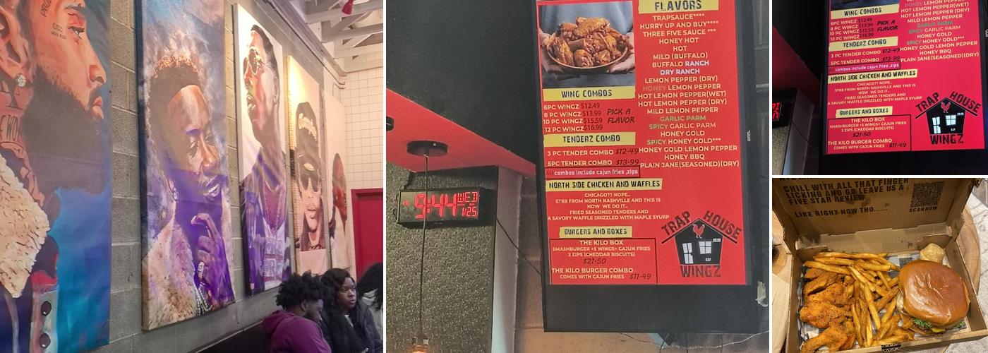 TrapHouse Wingz Menu