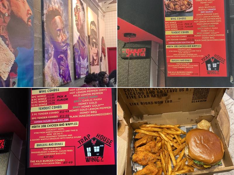 TrapHouse Wingz Menu