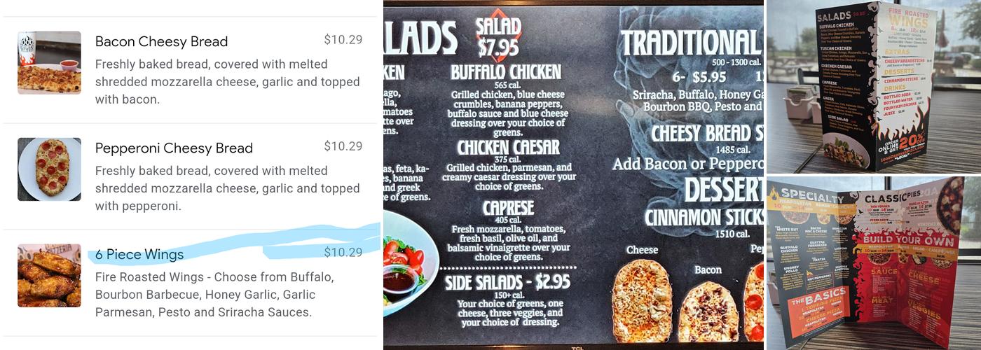 1000 Degrees Pizza - Houston, TX Menu