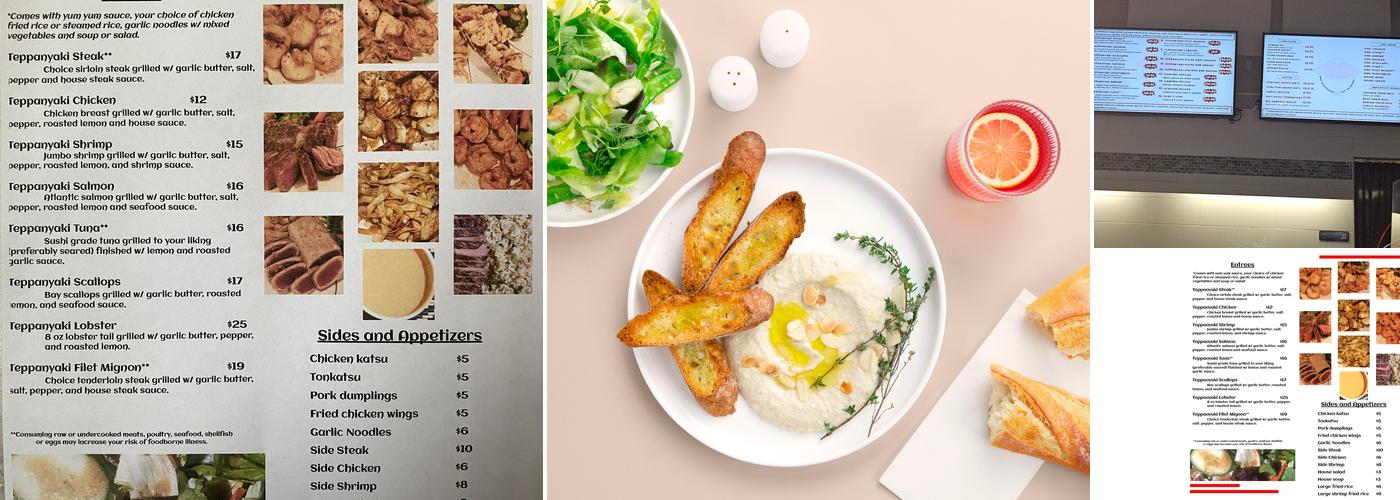 Samurai Express Japanese Steakhouse Menu