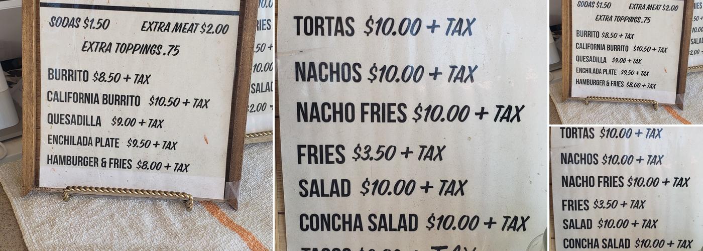 Chilitos Express Menu