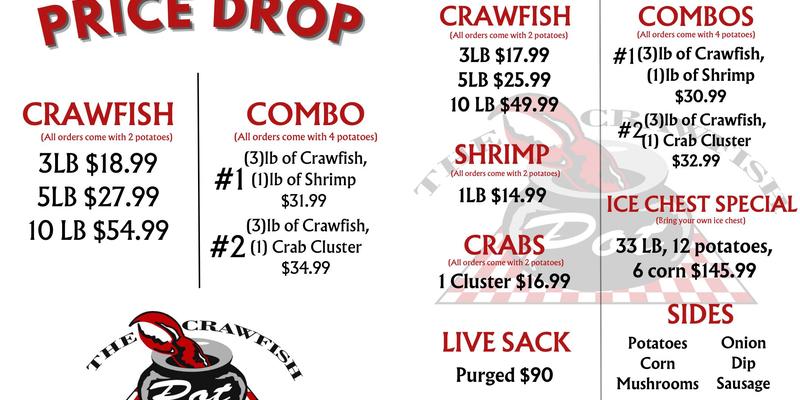 The Crawfish Pot Menu