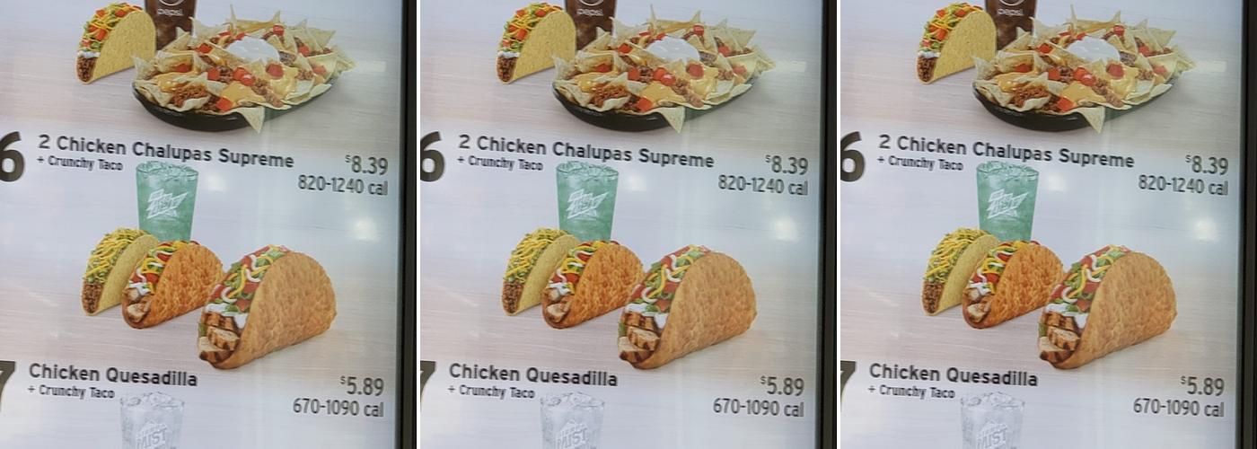 Taco Bell Menu