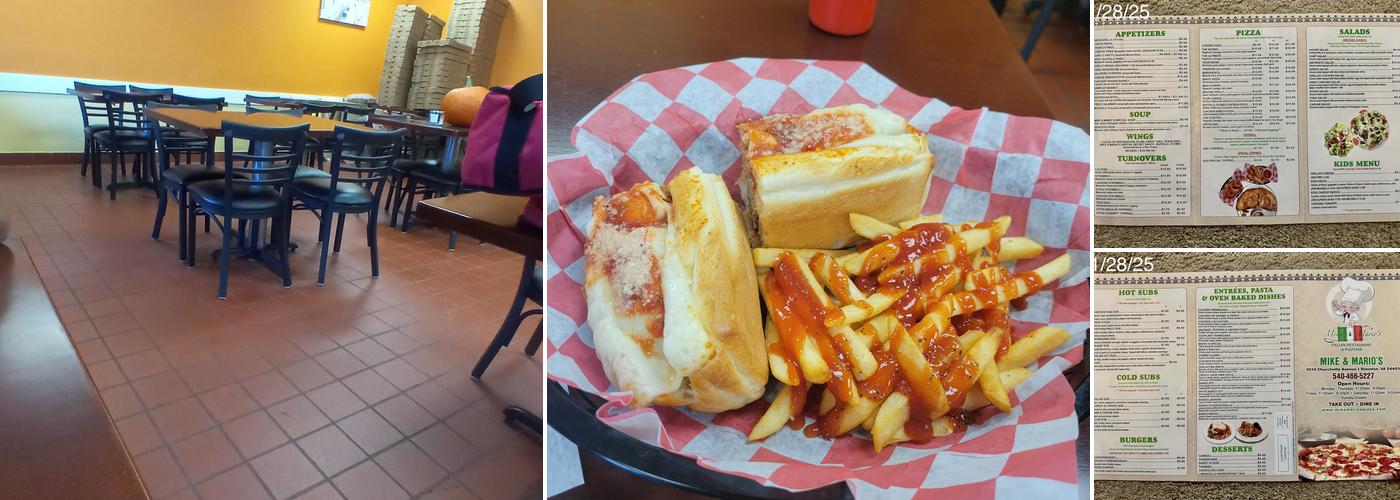 MIKE & MARIO'S ITALIAN RESTAURANT Menu