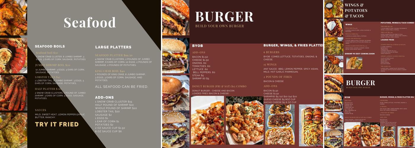 Shenanigans Tupelo Menu