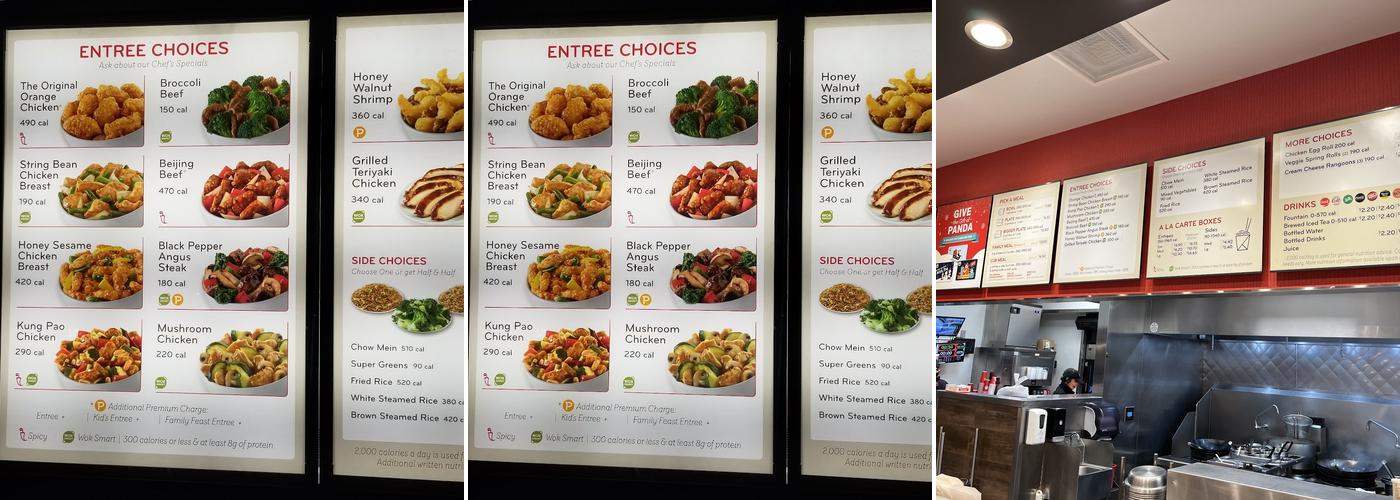 Panda Express Menu