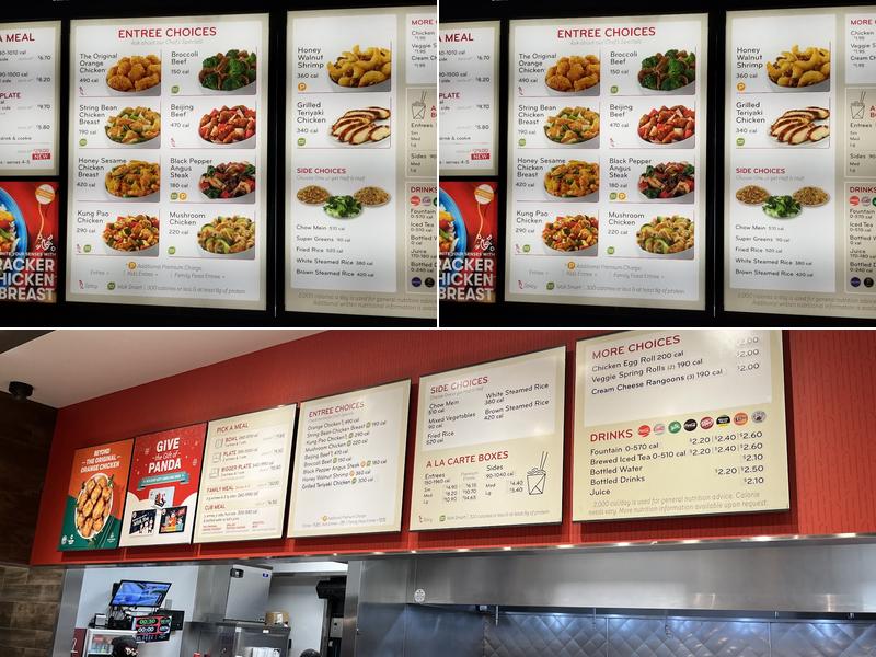 Panda Express Menu