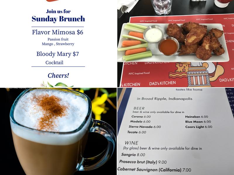 Dad's Kitchen Indy Menu