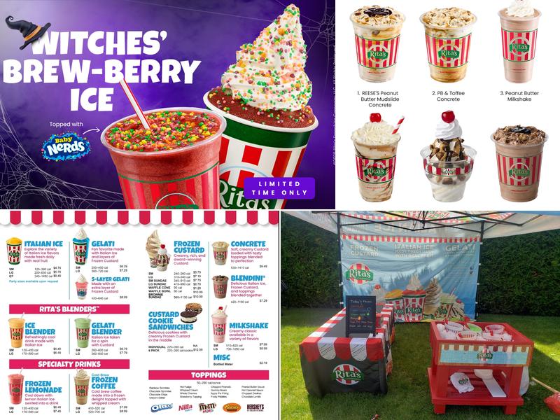 Rita's Italian Ice & Frozen Custard Menu