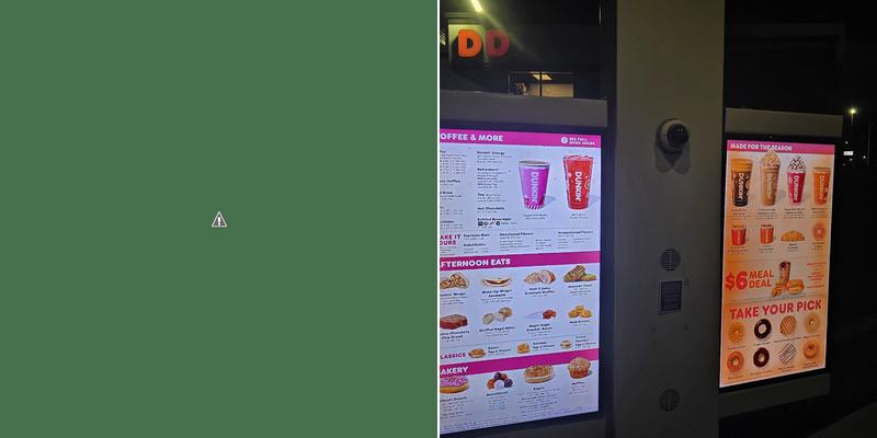 Dunkin' Menu