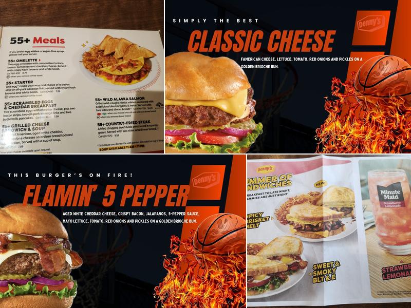 Denny's Restaurant Menu