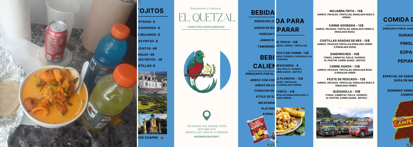 El Quetzal Menu