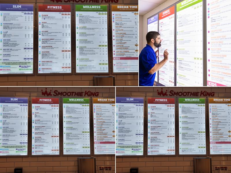 Smoothie King Menu