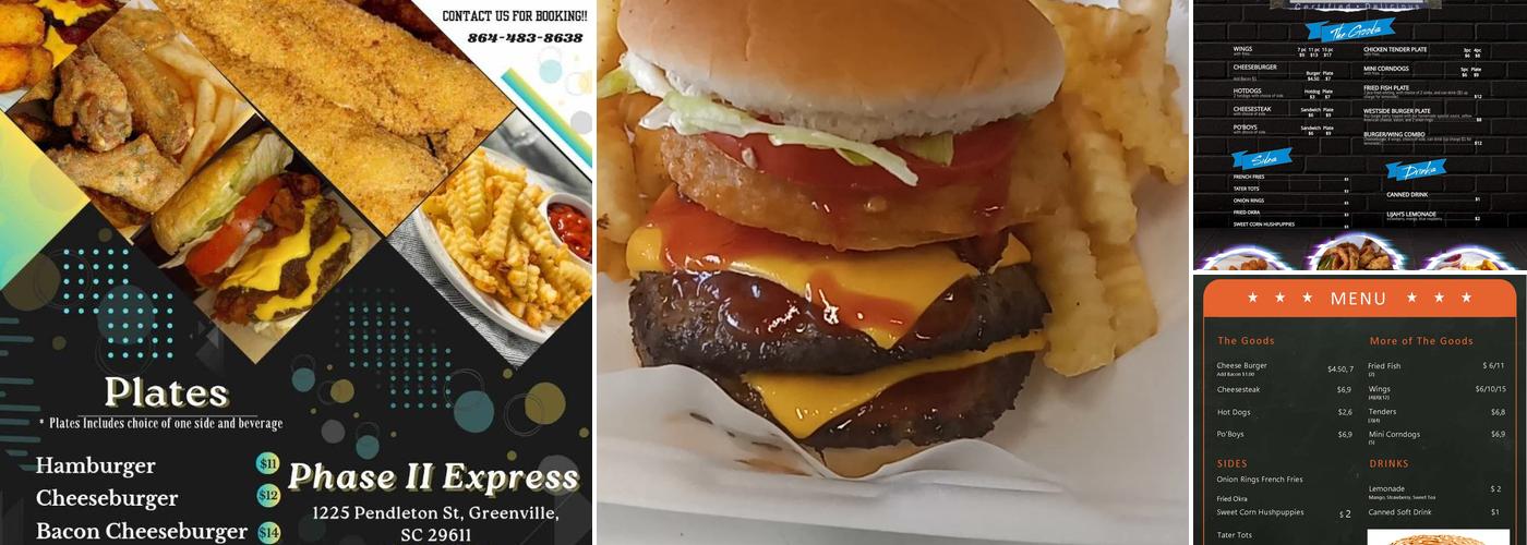 Phase II Express Menu