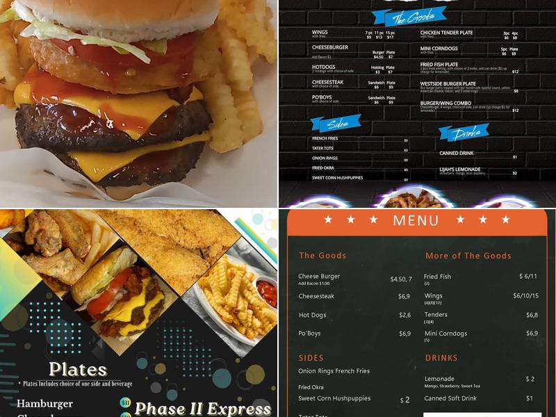 Phase II Express Menu
