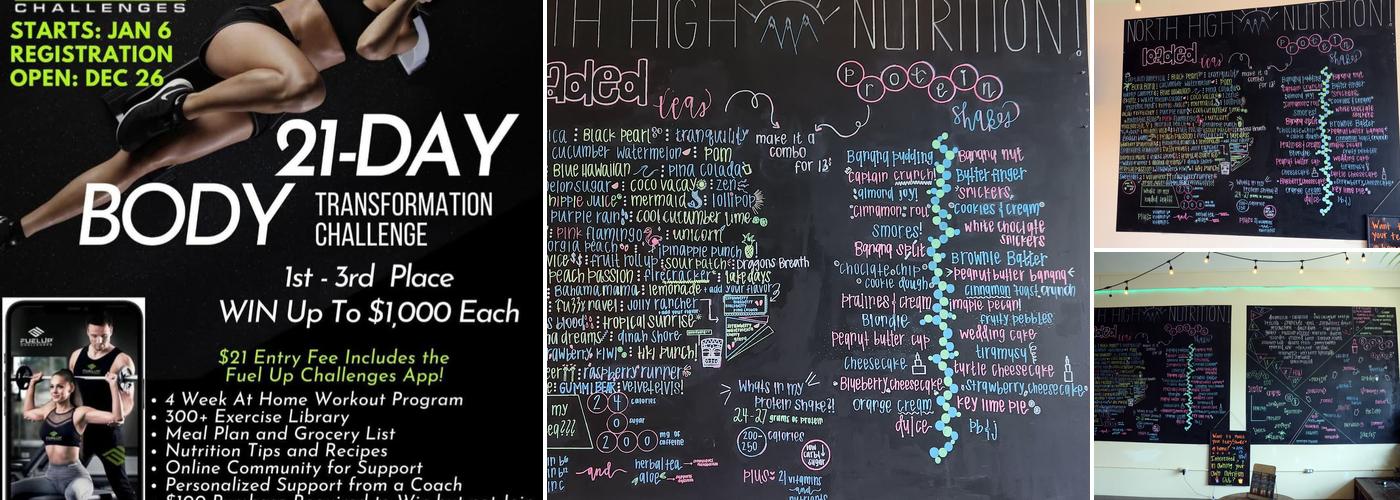North High Nutrition Studio Menu