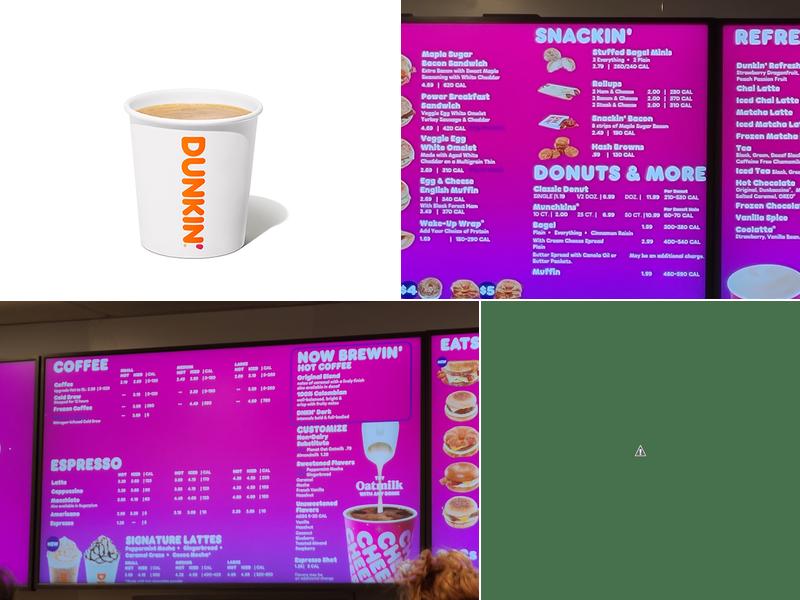 Dunkin' Menu