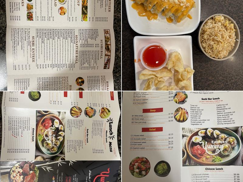 YUMMY EXPRESS Menu
