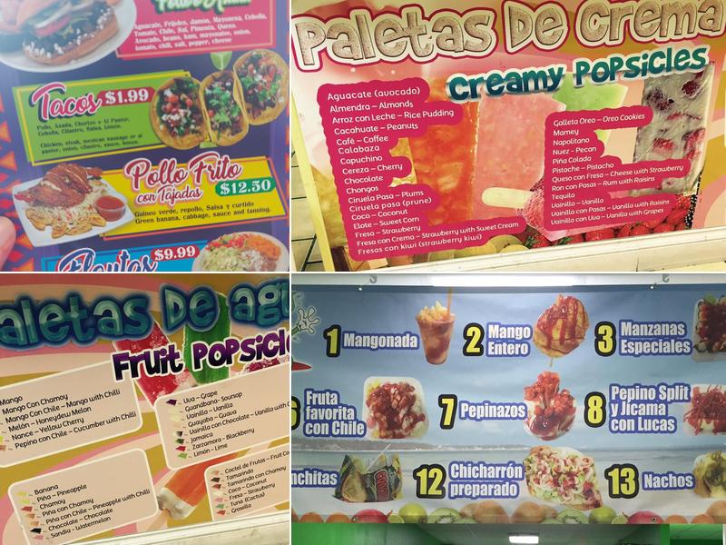 little michoacana antojitos y mas Menu