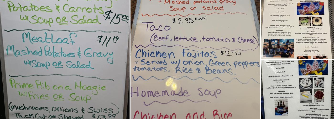 West River Cafe Menu