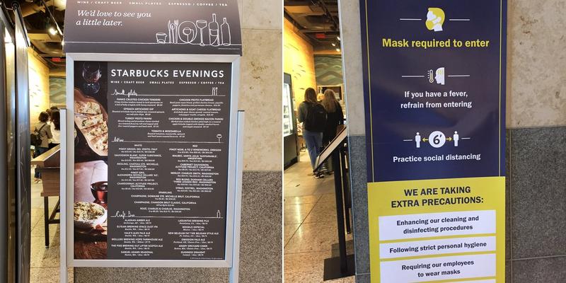 Central Terminal Main Hall Menu