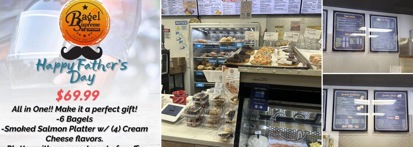 Bagel Supreme of Oakland Menu