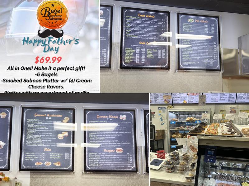 Bagel Supreme of Oakland Menu