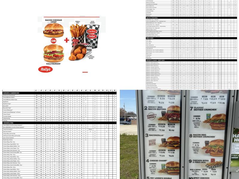Checkers Menu