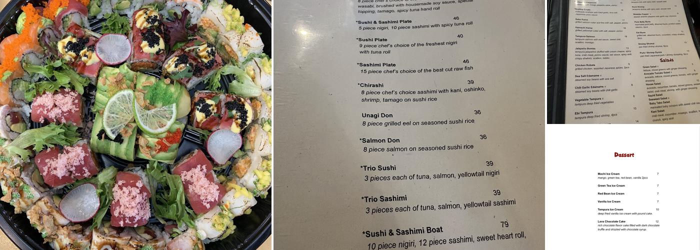 Masa Sushi & Ramen Menu