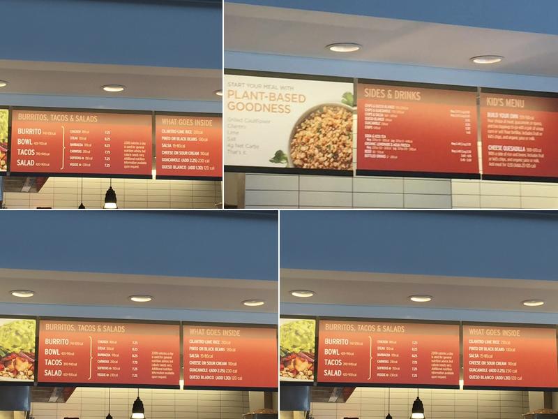 Chipotle Mexican Grill Menu