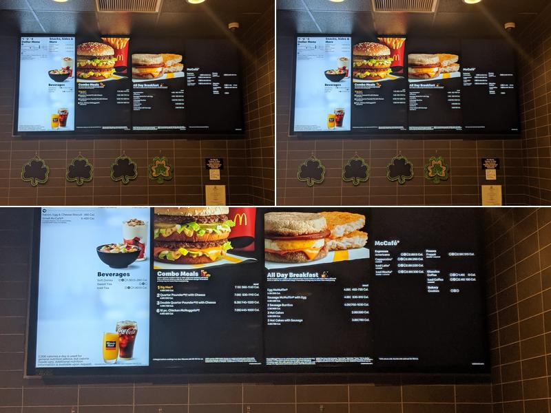McDonald's Menu