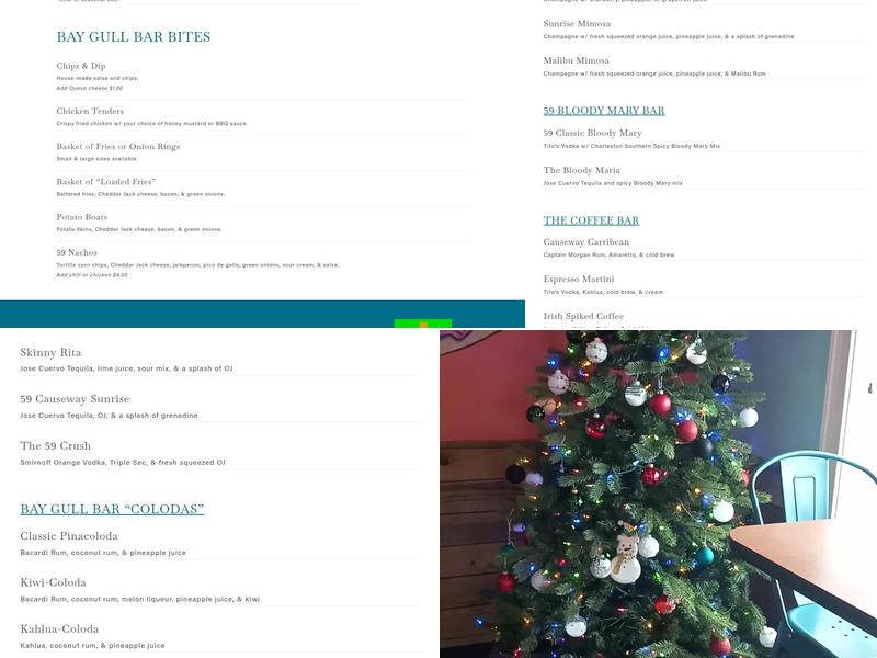 59 Causeway Drive Bagels and Coffee Menu