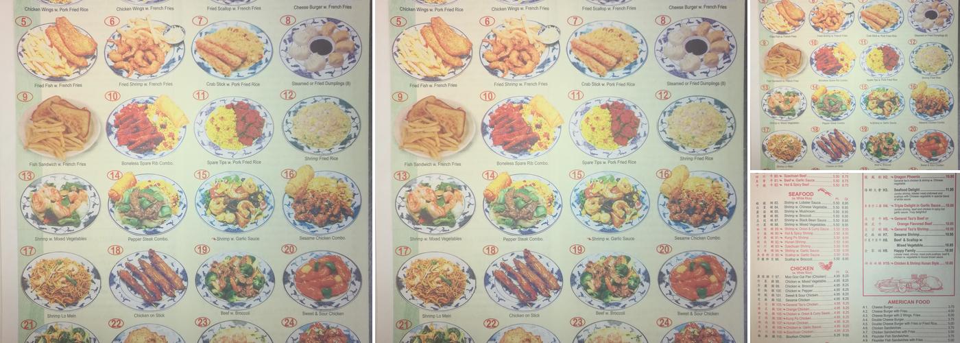 Yummy Garden Chinese & American Food To Take Out Menu