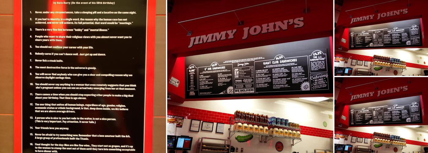 Jimmy John's Menu