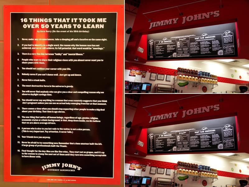 Jimmy John's Menu