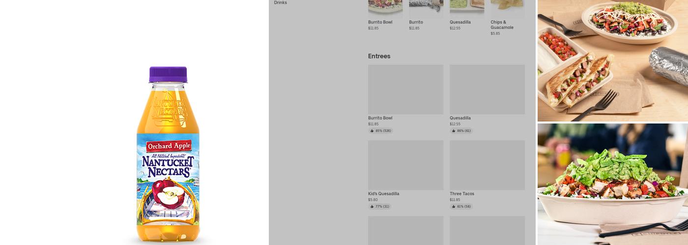 Chipotle Mexican Grill Menu