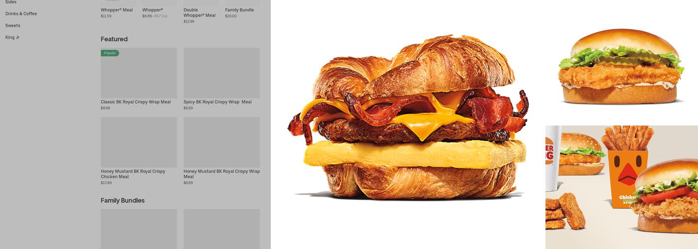 Burger King Menu
