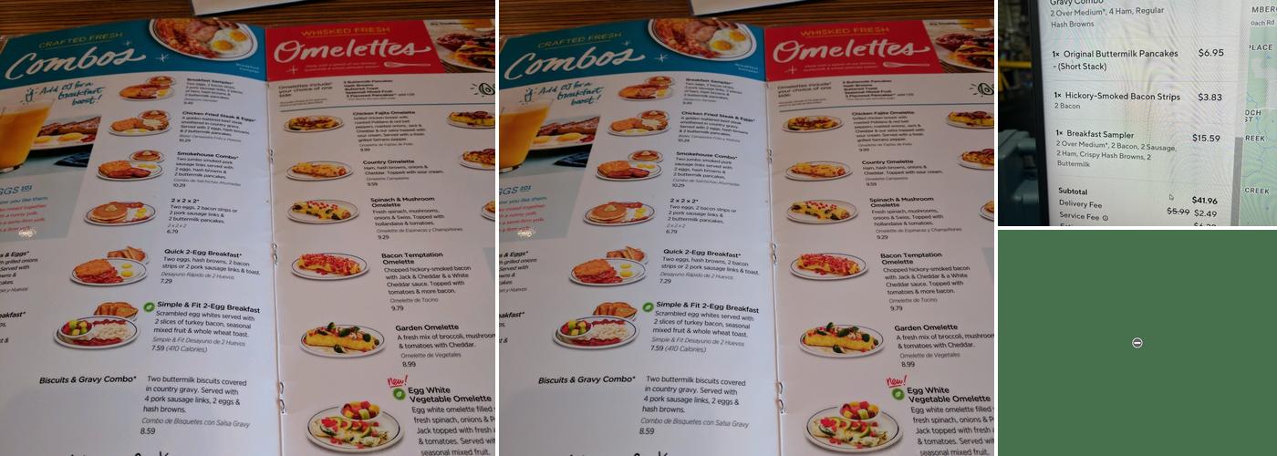 IHOP Menu