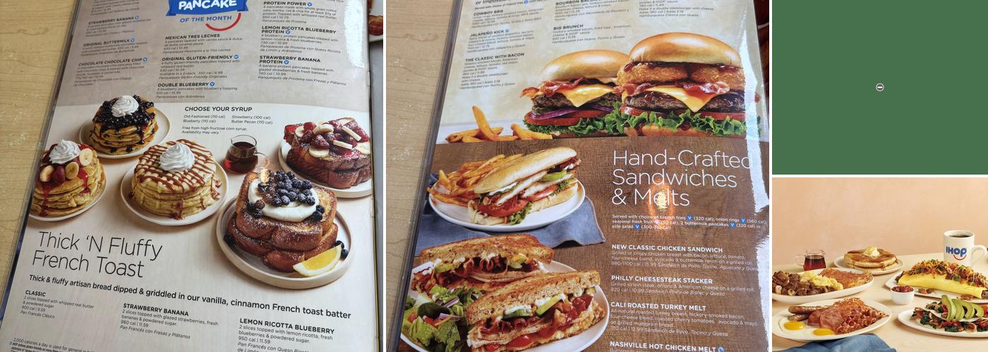 IHOP Menu