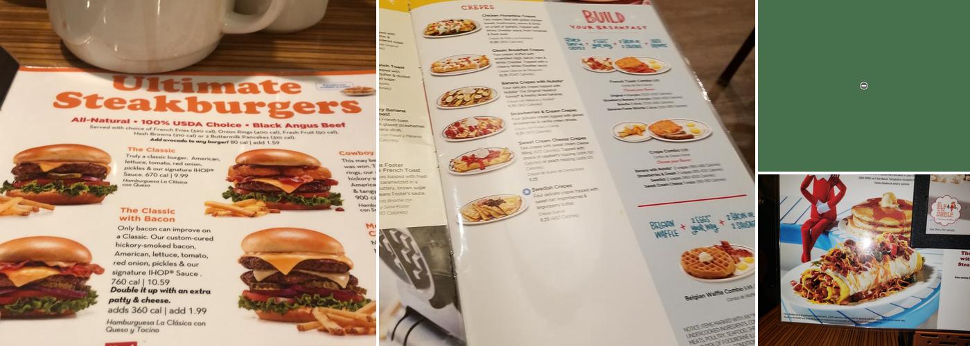IHOP Menu