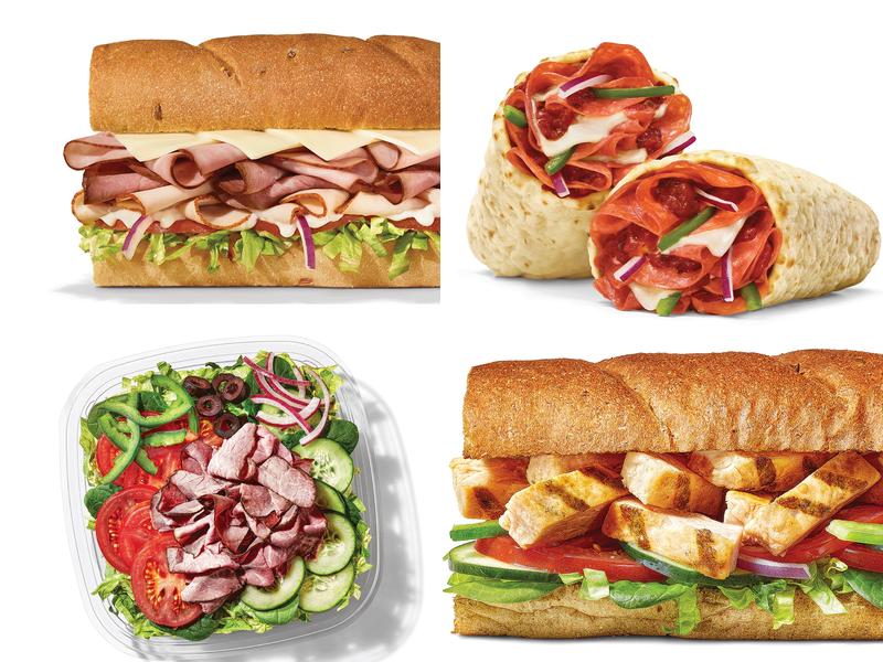 Subway Menu