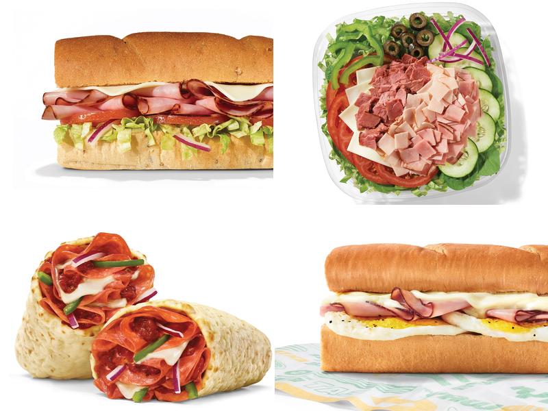 Subway Menu