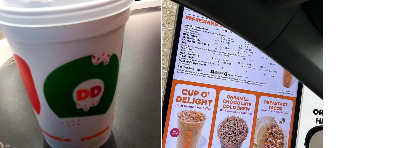 Dunkin' Menu