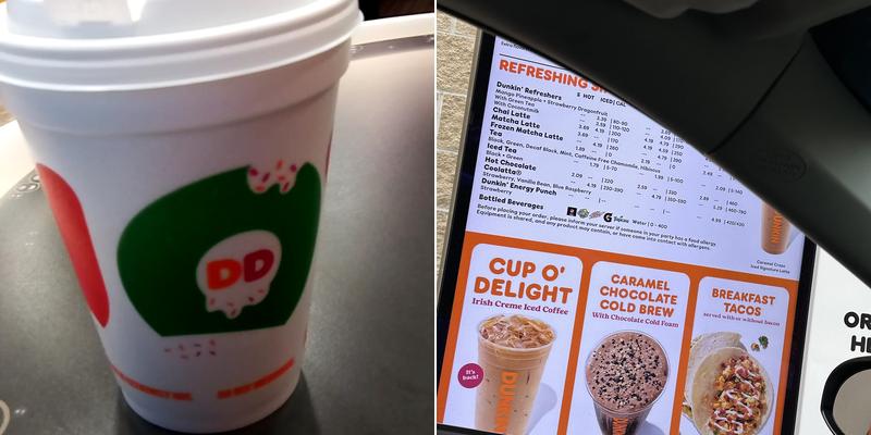 Dunkin' Menu