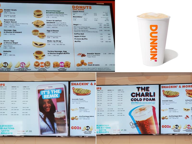 Dunkin' Menu
